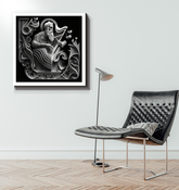 Latin Beats canvas showing vibrant musical symbols.